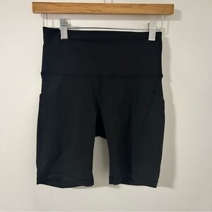 Lululemon Black Wunder-Train Bike Shorts